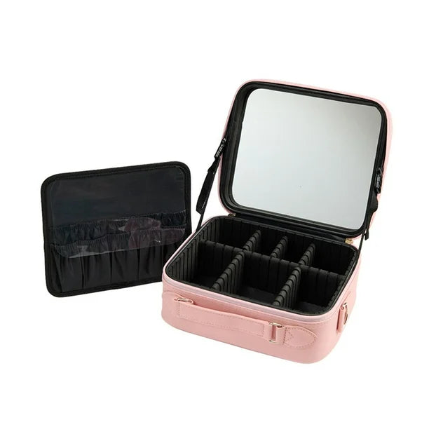 Estuche Cosmetiquera Maquillaje Espejo